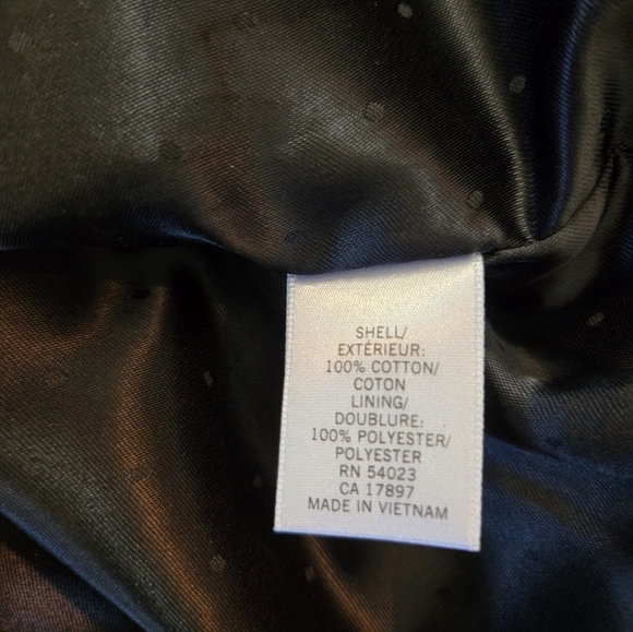 Banana Republic Black Blazer Cropped Suit Jacket - Picture 6 of 7